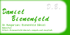 daniel bienenfeld business card