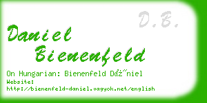 daniel bienenfeld business card